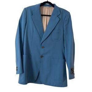 Gucci Blue Wool Blazer